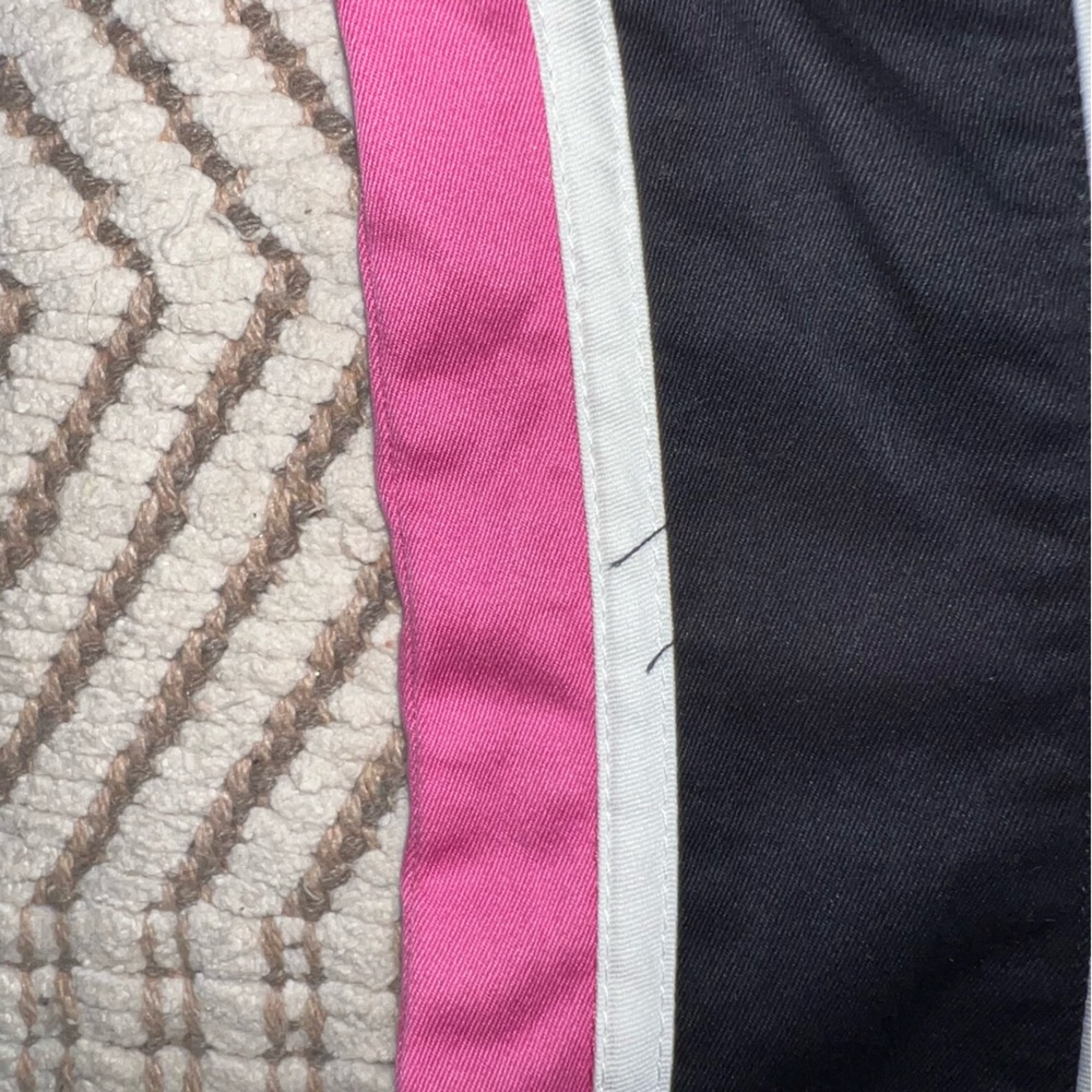 Harley-Davidson Women’s Pink Black Zip Front Mechanic Garage Shirt Size Medium - Picture 3 of 11